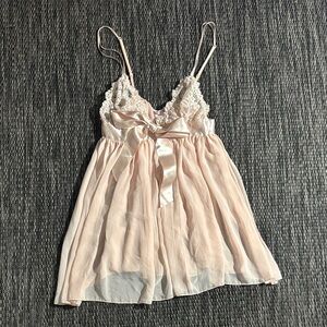 Victoria's secret babydoll negligee top